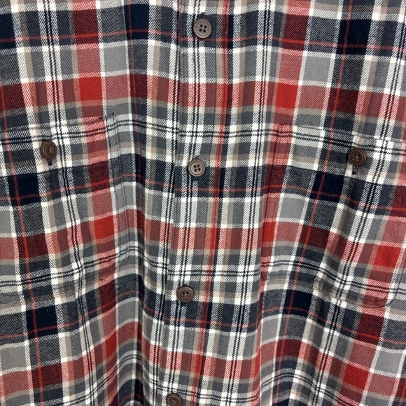 Alesbury NWOT Plaid Button-Up Flannel Collared Shirt Regular Fit Long Sleeve L - Picture 5 of 8